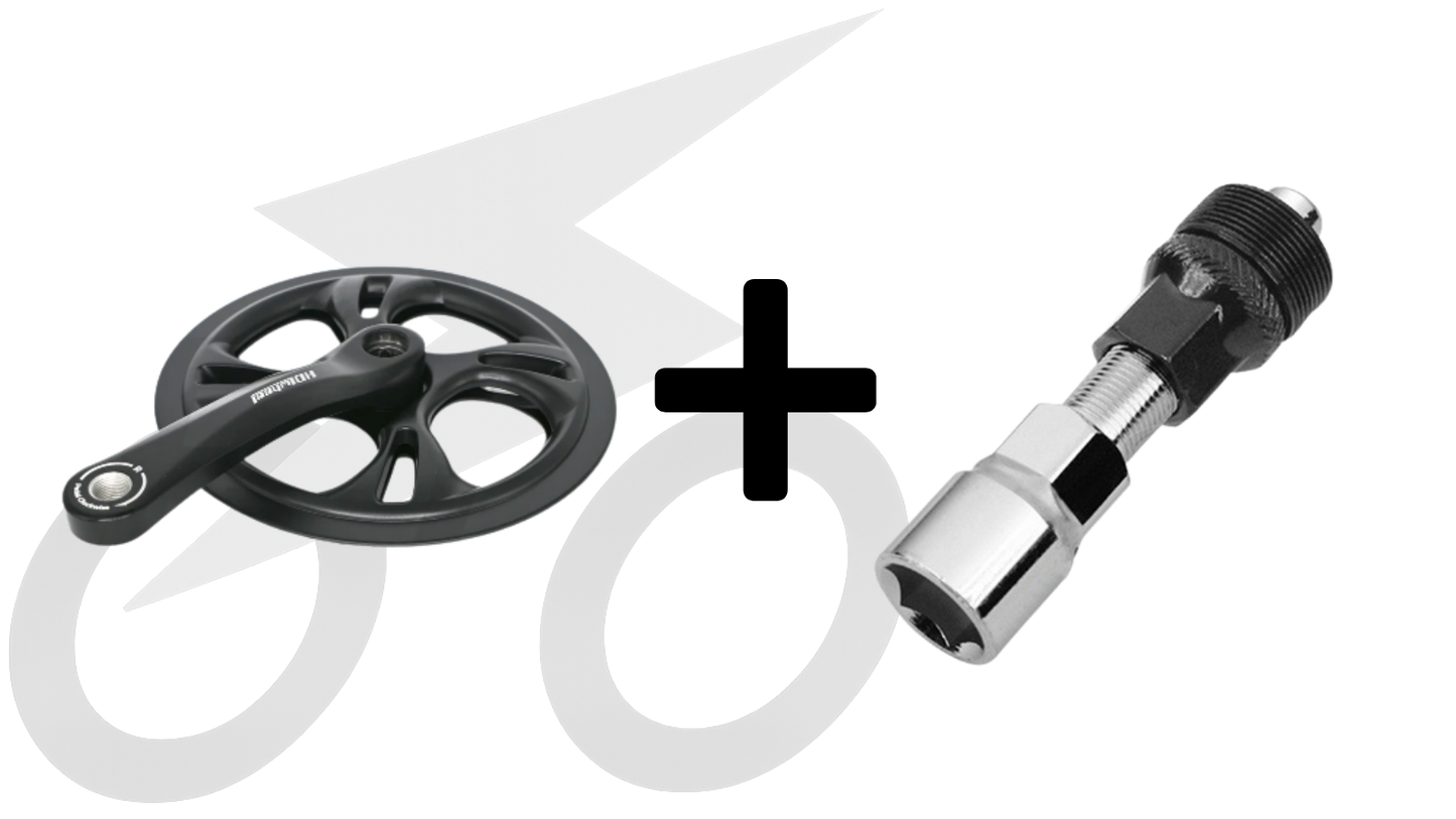 Crank (rechts) + Cranktrekker - DIY KIT