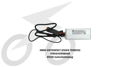 QMWHEEL V20 controller (500w) opvoerbaar eigenterrein (rode plug)