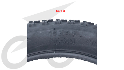 OUXI / QMWHEEL Mini-Buitenband 16 x 4.0