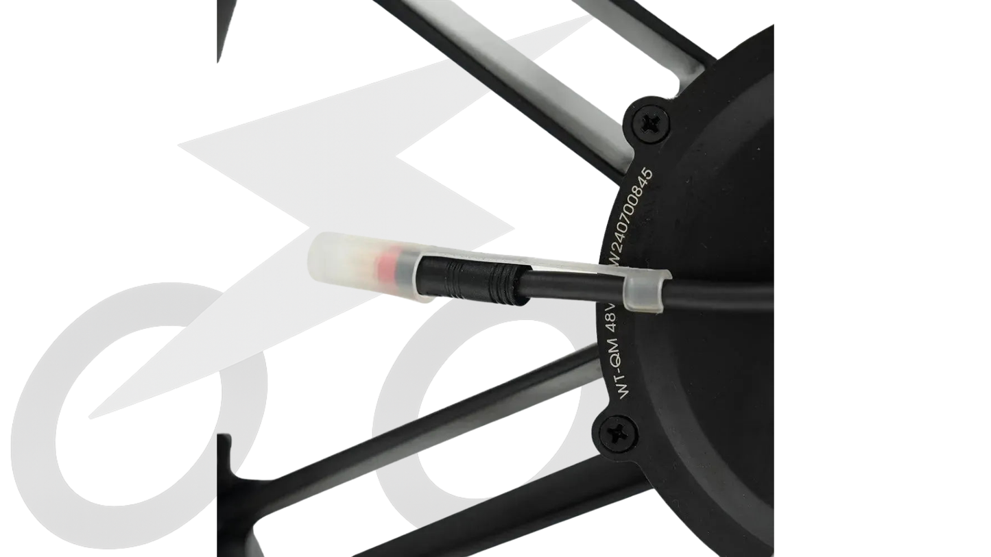 OUXI / QMWHEEL MOTORVELG (500W) (rode plug)