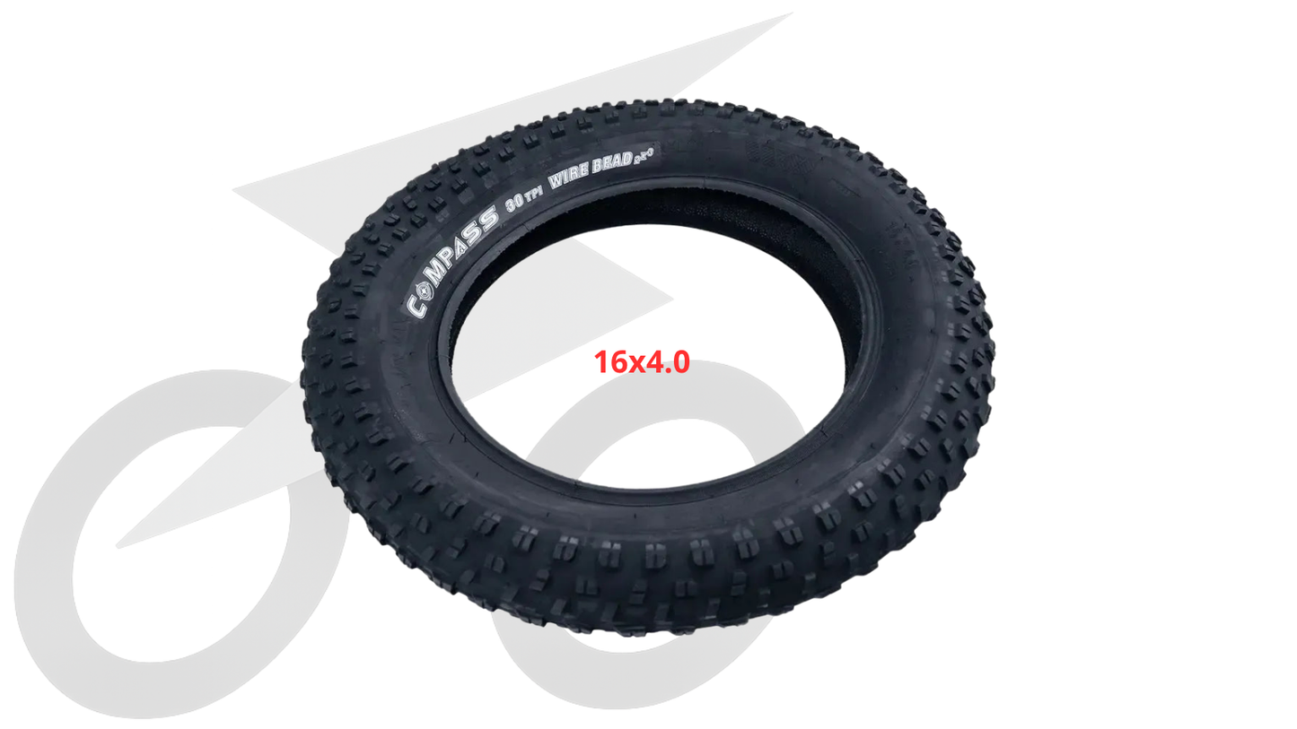 OUXI / QMWHEEL Mini-Buitenband 16 x 4.0