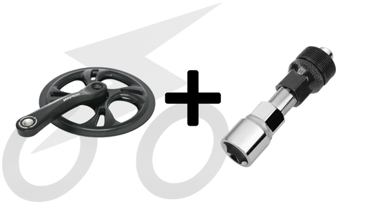 Crank (rechts) + Cranktrekker - DIY KIT