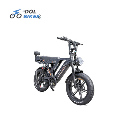 VOMO X50 PRO FAMILY FATBIKE schuin vooraanzicht Dolbikes